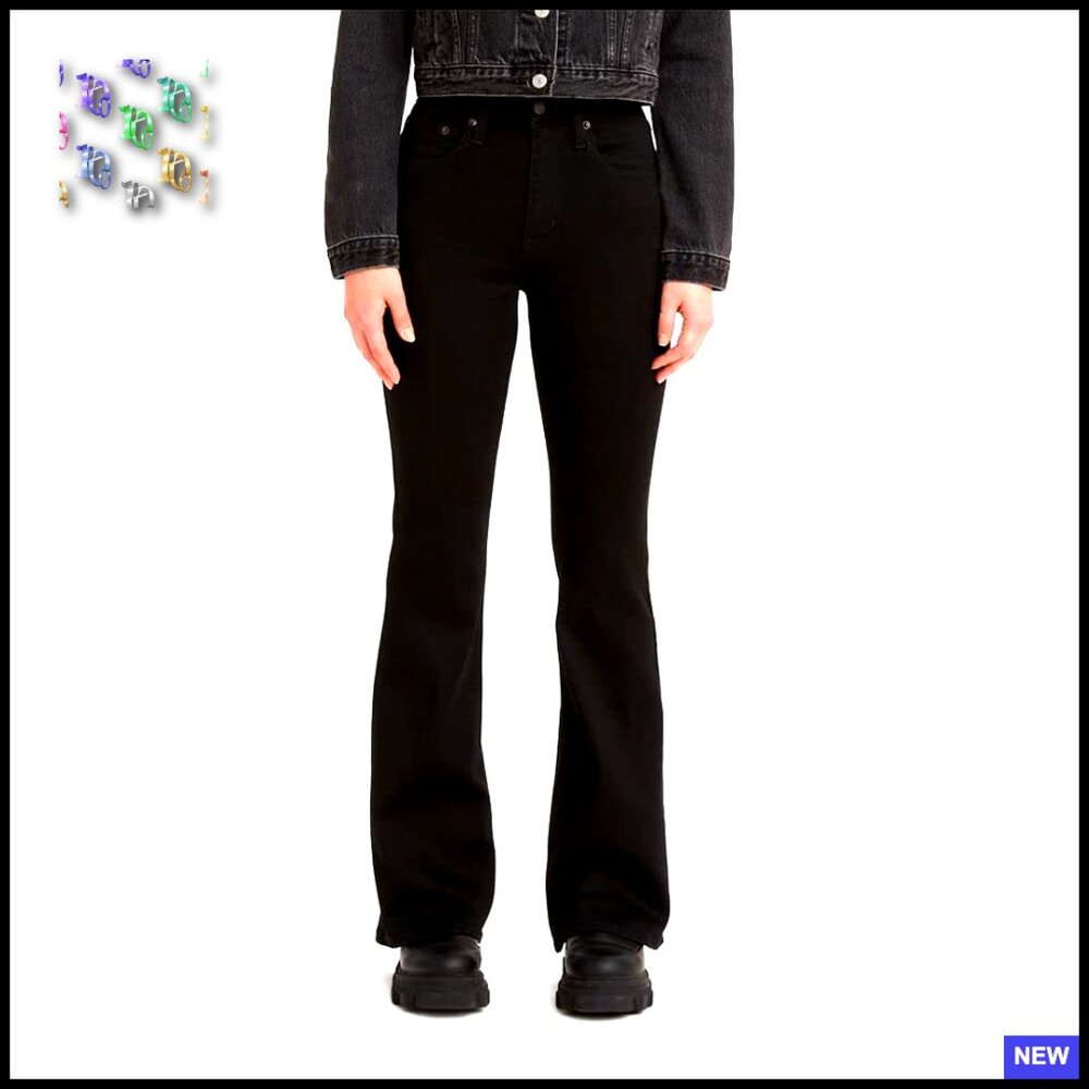 High Rise Flare Jeans Y2k Retro Chic Classic Fit Tight Thigh Modern Style